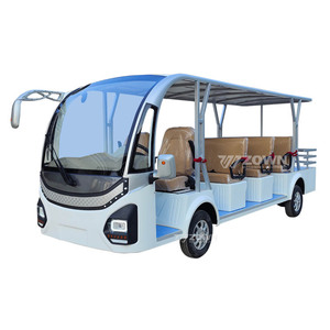Autobús Turístico Eléctrico Descapotable de 14 Plazas ZOWN Directo de Fábrica, Certificado CE, para Recorridos Turísticos en Sitios Panorámicos y Ciudades, 2 Años de Garantía - Product Image 6