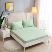 Ensemble de housse de couette en fibre de bambou 100% - Tissage satiné - 400TC - Certifié Oeko-Tex - Taille Queen - Ensemble de literie quatre pièces