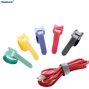 Fascette per Cavi in Nylon Riutilizzabili Personalizzabili, Cinghie Regolabili con Chiusura a Strappo per Organizzazione Cavi Elettronici - Product Image 2