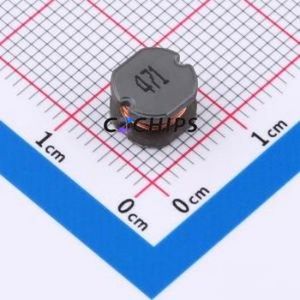 Inductor de Potencia D75-471KT SMD, 7.8x7mm (Inductancia: 470uH) (Precisión: 10% Corriente de Saturación (Isat): 620mA) - Product Image 1