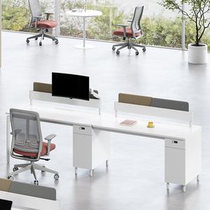 Phân vùng văn phòng hiện đại mô-đun văn phòng cho không gian nhỏ phòng thu bàn làm việc với lưu trữ - Product Image 2