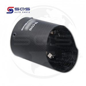 Embouts d'échappement SQS en fibre de carbone de haute qualité pour embouts d'échappement Akrapovic pour BMW M3 M4 M5 M6 pour <span class=keywords><strong>AUDI</strong></span> Q3 <span class=keywords><strong>Q4</strong></span> Q5 Q7 tuyau d'échappement de silencieux - Product Image 3
