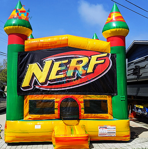 Château gonflable sur le thème de NERF, qualité commerciale, pour les fêtes d'enfants et les événements - Product Image 2