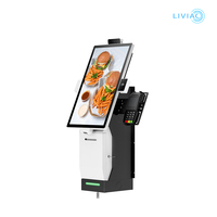 Bornes de Commande et de Paiement Interactives Murales en Libre-Service OEM pour Restaurants Rapides