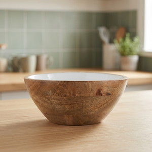 Bol à salade en bois d'acacia personnalisé, de haute qualité, pas cher, décoration, personnalisé, pour salade - Product Image 2
