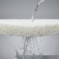 Coussin de siège respirant en fibre d'air 3D avec flux d'air rafraîchissant en matériau POE pour chaise de bureau