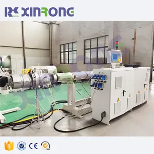 Xinrong Machinery Pprc 125Mm Plastic Hdpe Pe Pipe Extrusion Production Line Making Machine