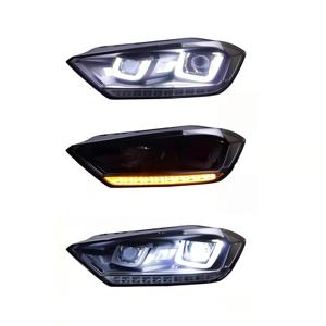 Phares LED pour <span class=keywords><strong>Sportsvan</strong></span>, ensemble de phares LED 2013-2019 <span class=keywords><strong>Golf</strong></span> DRL, clignotants, feux de route, lentille de phare - Product Image 2