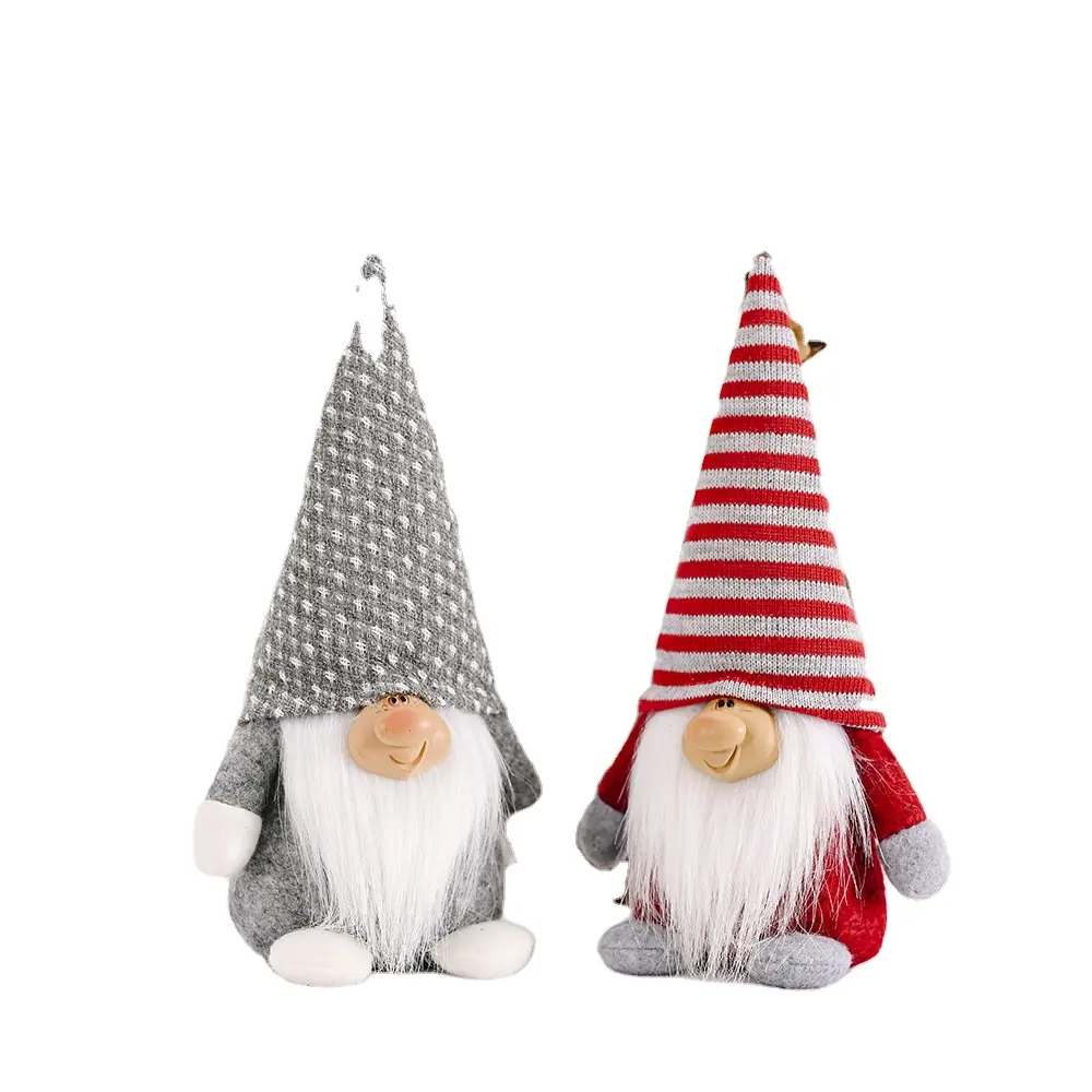 新年2024ギフトNavidadクリスマスGnome人形顔のない森老人クリスマスの装飾品ノエル家のためのクリスマスの装飾