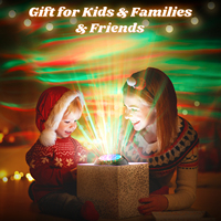 Projecteur d'Étoiles Intelligent LED Aurore, Veilleuse Rotative à 360°, Design Planétarium Moderne avec Corps en ABS pour Décoration de Chambre et Cadeau pour Enfants