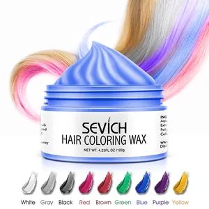 Free sample Private Label Washable One Day Temporary Lightness Dye Style Gel organic Hair Color Wax