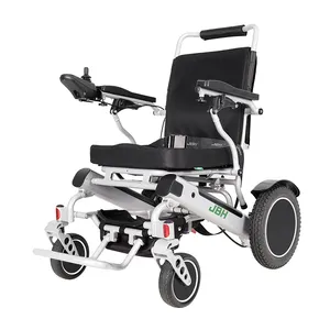 JBH D11舒适座垫可折叠电动轮椅一键折叠老年电动轮椅