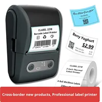 Imprimante thermique portable Fengye 2 pouces pour étiquettes adhésives, mini-imprimante sans fil 200 dpi avec batterie incluse, en stock