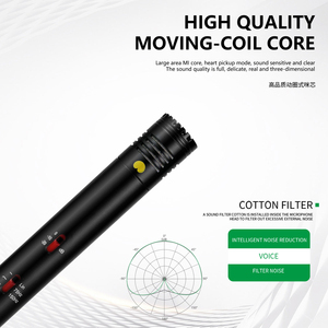 Micrófono cardioide profesional de alta calidad, para grabación de audio y vídeo de entrevistas, 2, 1, 2 - Product Image 2