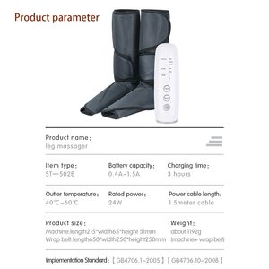 Masajeador de piernas de alta calidad, producto multifunción de vibración muscular, bolsas de aire relajantes, compresión, masajeador de piernas - Product Image 5