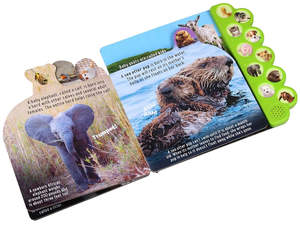 Livre sonore interactif pour bébés avec boutons à presser, sons d'animaux, livre cartonné pour les tout-petits, apprentissage précoce de la faune, jeu parent-enfant - Product Image 4