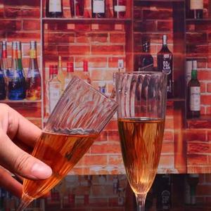 Verre à vin rouge en <span class=keywords><strong>plastique</strong></span> PS jetable de 180ml <span class=keywords><strong>réutilisable</strong></span> pour <span class=keywords><strong>Champagne</strong></span> Tower Step Cup pour boire - Product Image 3