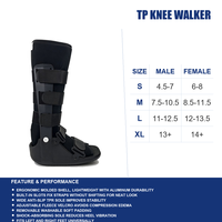 Expédition rapide, botte orthopédique pour la marche, en polaire avec velcro, coussin EVA pour l'œdème, pour adultes, rééducation traumatique