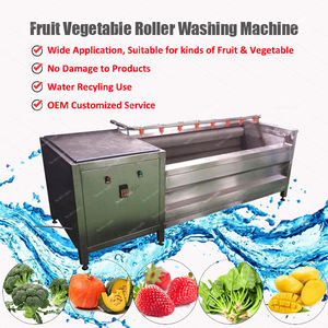 Pomme de terre carotte manioc fruits tambour laveuse éplucheur brosse Type rouleau lavage éplucheur Peladora De Papas industriel - Product Image 2