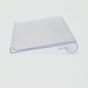 Can Be Customized Plastic Pvc Shelf Data Strips Holder For Supermarket Shelf