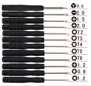 85Mm Giá Rẻ Chính Xác Torx Screwdriver Set T2 T3 T4 T5 T6 Sửa Chữa Điện Thoại Di Động Dụng Cụ Cầm Tay Multificational Đen Mini Screwdriver - Product Image 5