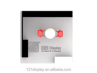 Stand d'exposition modulaire en aluminium portable pour salon professionnel
