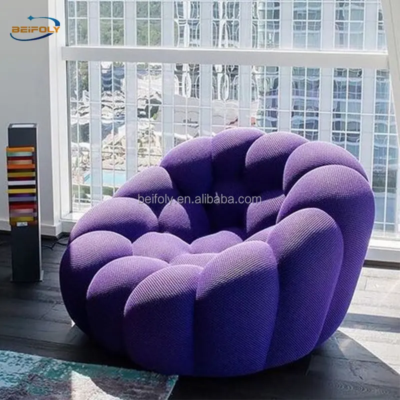 Salotto mobili soggiorno divano design Nordic hotel morbidi divani moderni per la casa di lusso tessuto tappezzeria divano a bolle