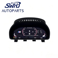 Panel Instrumen Digital LCD Lengkap untuk BMW, Pemasangan Plug and Play Tanpa Perusakan, Multi Tema UI, Spedometer