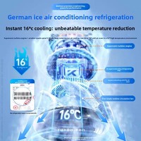 Mini ventilateur de table rechargeable par USB, ventilateur de bureau mural avec batterie pour une utilisation domestique, en voiture et en extérieur