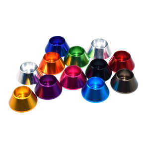 Arandela de cabeza de taza de aleación de aluminio M3 de 10 mm, anodizada, hexagonal interna métrica para equipos generales - Product Image 1
