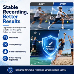 Support de téléphone double pour filet de tennis imprimé en 3D pour l'enregistrement de matchs, la diffusion en direct et l'entraînement - Product Image 3