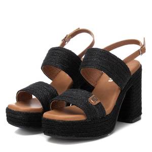Sandalias de Tacón para Mujer Refresh, Color Negro 171940, Plataforma con Tacón de Bloque, Zapatos de Verano - Product Image 4