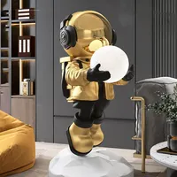 Life Size Astronaut Figurine, Resin Spaceman Statue