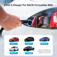 Câble de charge Olink 220V 32A Véhicule électrique Type 2 vers NACS Câble d'extension de charge pour véhicule électrique
