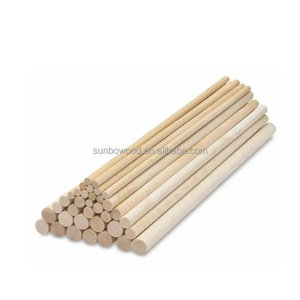 Giá rẻ - Trục gỗ, thanh gỗ bạch dương, cán gỗ tròn tự làm - Product Image 2