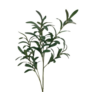 Nuovo Ramo di <span class=keywords><strong>Ulivo</strong></span> Artificiale alla Moda, Foglie Fatte a Mano, Prezzo all'Ingrosso Conveniente - Product Image 1
