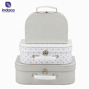 Juego de Maletas de Cartón con Temática de Safari, con Asa, Cajas Rígidas, Impresión a Cuatro Colores, Embalaje para Regalos y Manualidades - Product Image 4