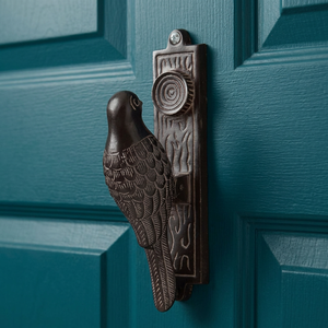 Battant de porte vintage en fonte avec finition antique pour porte et fenêtre - Product Image 2