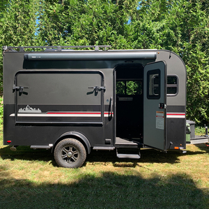 2023 tùy chỉnh trọng lượng nhẹ off-road <span class=keywords><strong>Pop</strong></span> Up đồ chơi Hauler Trailer du lịch Trailer với Lều để bán - Product Image 5