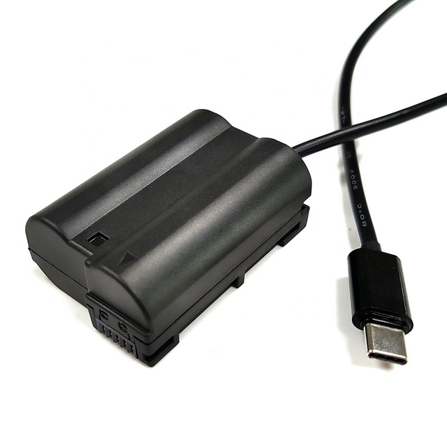 Decoded Type C EN-EL15 EP5B EP-5B DC Coupler for Nikon Cameras 1V1 D7200 D7100 D7000 D810 D810A D800 D800E D850 D750 D610 D600
