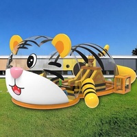Tente bulle transparente gonflable personnalisée en PVC pour la famille, pour le camping en plein air