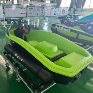 Bote Eléctrico <span class=keywords><strong>Rush</strong></span> Wave de Alta Potencia 16KW, Casco Ligero de EPP, Mini Bote Eléctrico de Dos Personas para Uso en Lagos y Ríos Tranquilos - Product Image 1