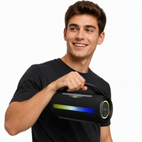 Haut-parleur sans fil portable Havit SK920BT V5.3 USB RGB, haut-parleur sans fil pour l'extérieur, pour la plage/les voyages/la maison