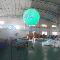 Vente chaude Publicité Extérieure Gonflables Ballon Lumineux LED avec Support Affichage Gonflable Innovant