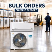 Climatiseur mural solaire avec une efficacité de 9000 BTU, système split compact pour le refroidissement des petites pièces et des bureaux
