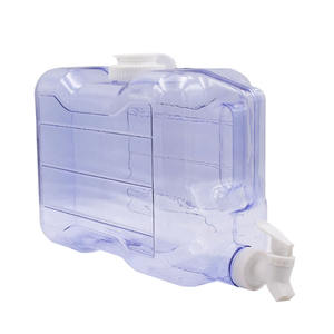 Contenedor de Agua Refrigerante Rectangular de PETG de 1.5 Galones <span class=keywords><strong>con</strong></span> <span class=keywords><strong>Grifo</strong></span>, Apto para Alimentos, Reutilizable - Product Image 1