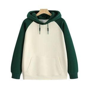 Sudadera con capucha gruesa de contraste de color al por mayor, forro polar Silver Fox, ropa urbana premium, sudaderas con capucha personalizadas para hombre - Product Image 4