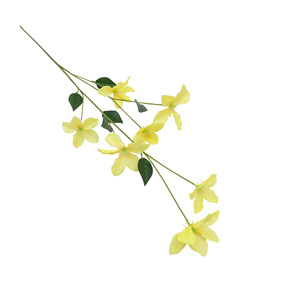 Fleurs artificielles de clématites Xinchengzhi, bouquet en soie de 30 cm à 100 cm, décoration de mariage et de maison - Product Image 5