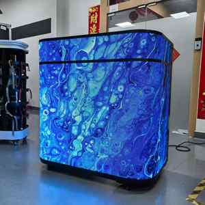 شاشة LED منحنية محمولة لمنصة <span class=keywords><strong>DJ</strong></span>، شاشة LED أمامية لطاولة <span class=keywords><strong>DJ</strong></span> في النوادي، شاشة عرض LED مرنة P1.8 P2.5 GOB - Product Image 5