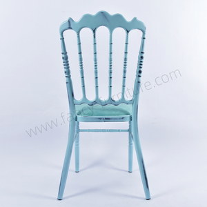 Chaise de Mariage Napoléon à Cadre Bleu Style Antique – Mobilier Hôtelier Durable pour Location de Fêtes et Salles d'Événements – Prix Économique - Product Image 5